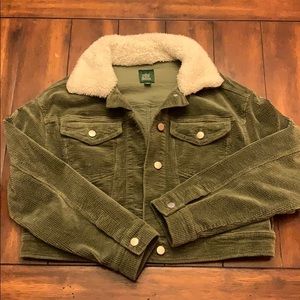 Wild Fable Cropped Corduroy Jacket